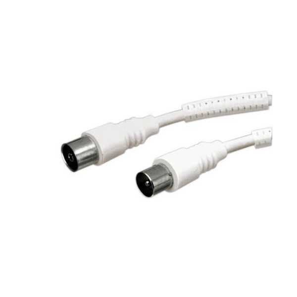 Cable Conexión TV Blanca 1.5M RG59 37.004/1.5 [LOTE DE 18 Unidades] ELECTRO DH
