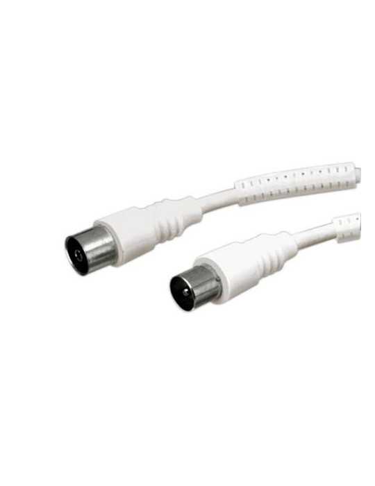 Cable Conexión TV Blanca 1.5M RG59 37.004/1.5 [LOTE DE 18 Unidades] ELECTRO DH