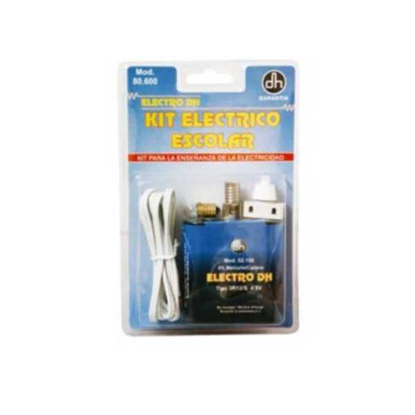Kit Escolar Portalamparas +bombilla +pila 80600 [LOTE DE 6 Unidades] ELECTRO DH