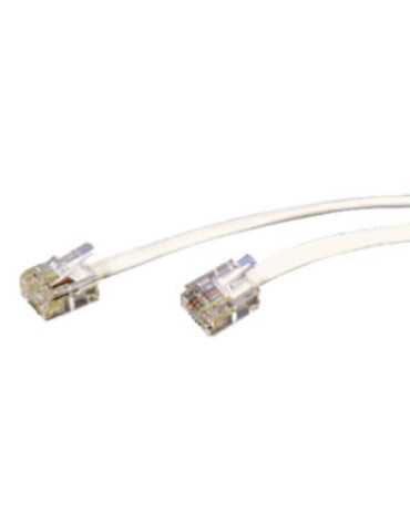 Conexión Telefono Macho Blanco 5,5 m 39080BL [LOTE DE 12 Unidades] ELECTRO DH