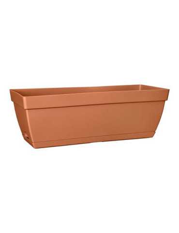 Maceta Paris Balcony 50CM Terra [LOTE DE 4 Unidades] ELHO