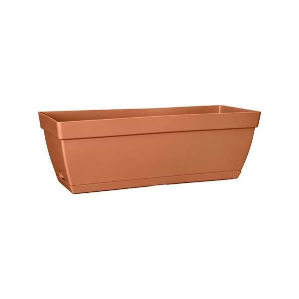 Maceta Paris Balcony 50CM Terra [LOTE DE 4 Unidades] ELHO