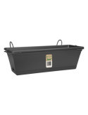 Set Maceta Balcon Mediterran Antracita 60CM [LOTE DE 2 Unidades] ELHO
