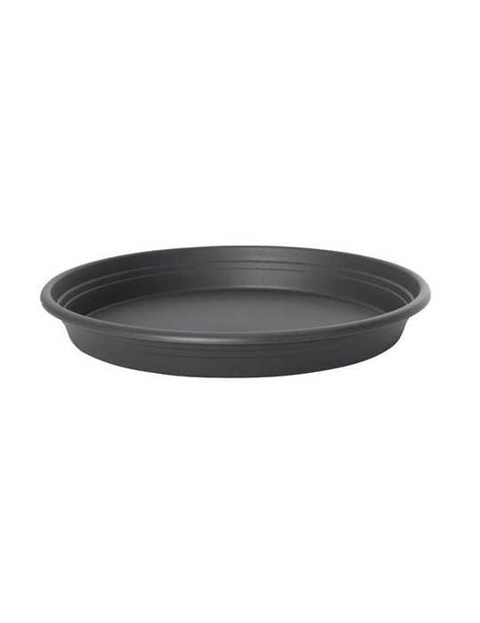 Plato Maceta Balcon Redondo Antracita 22CM [LOTE DE 20 Unidades] ELHO