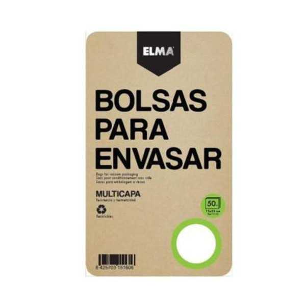 Paquete 50 Bolsas 15X25 15.16.0 [LOTE DE 6 Unidades] ELMA