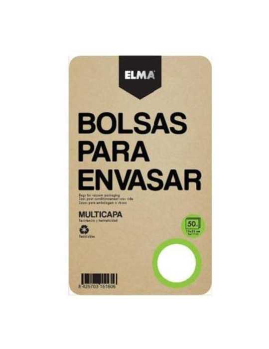 Paquete 50 Bolsas 15X25 15.16.0 [LOTE DE 6 Unidades] ELMA