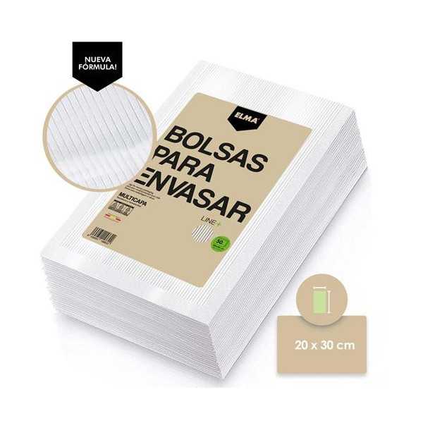 Bolsas para Envasar Vacio 15X25 (P-50) [LOTE DE 4 Unidades] ELMA