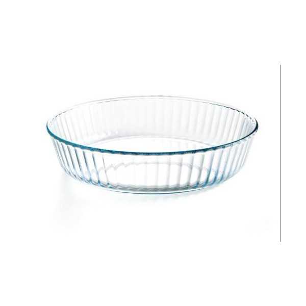Molde Vidrio Ondulado 26 cm Ocusine 4937273 [LOTE DE 4 Unidades] ENERIZ