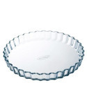 Molde Vidrio Tarta Rizado 27 cm Ocusine 4936043 [LOTE DE 4 Unidades] ENERIZ