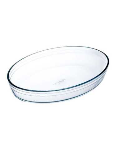 Fuente Vidrio Oval 35X24 cm Ocuisine 4936036 [LOTE DE 4 Unidades] ENERIZ