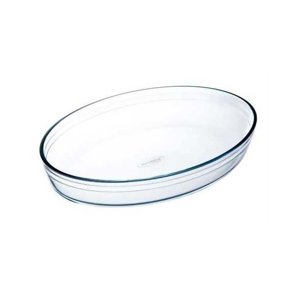 Fuente Vidrio Oval 39X27 cm Ocuisine 4936037 [LOTE DE 4 Unidades] ENERIZ