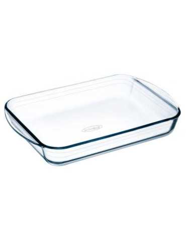 Fuente Vidrio Rectangular 39X24 cm 3L Ocuisine 4936336 [LOTE DE 4 Unidades] ENERIZ