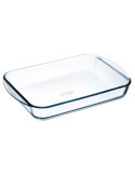 Fuente Vidrio Rectangular 39X24 cm 3L Ocuisine 4936336 [LOTE DE 4 Unidades] ENERIZ