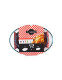Set 2 Fuentes Oval 39X27 y 30X21 Ocuisine [LOTE DE 2 Unidades] ENERIZ