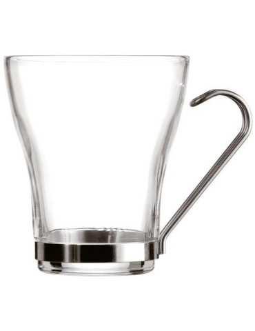 Juego 3 Tazas Café 11CL con Asa Acero Inoxidable 3359137 [LOTE DE 10 Unidades] ENERIZ