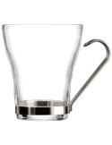 Juego 3 Tazas Café 11CL con Asa Acero Inoxidable 3359137 [LOTE DE 10 Unidades] ENERIZ