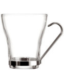 Juego 3 Tazas Té 25CL con Asa Inoxidable Supreme Quid [LOTE DE 8 Unidades] ENERIZ