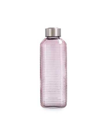 Botella Vidrio Rosa Acero Inoxidable 1,3L Velvet Quid [LOTE DE 10 Unidades] ENERIZ