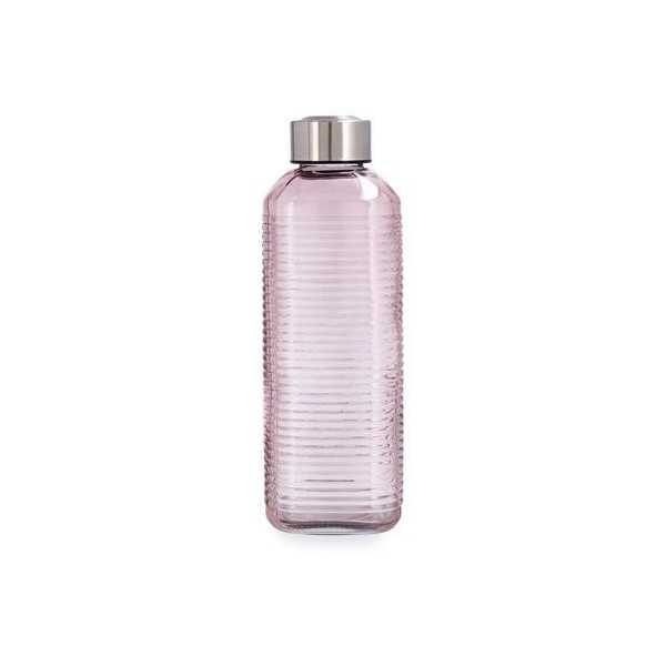 Botella Vidrio Rosa Acero Inoxidable 1,3L Velvet Quid [LOTE DE 10 Unidades] ENERIZ