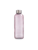 Botella Vidrio Rosa Acero Inoxidable 1,3L Velvet Quid [LOTE DE 10 Unidades] ENERIZ