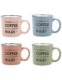 Taza Cerámica Color Surtido 12CL Energy Quid [LOTE DE 12 Unidades] ENERIZ