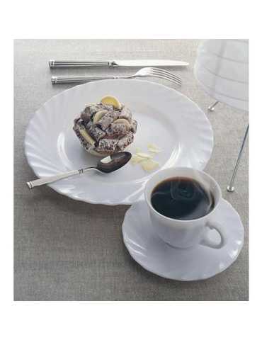 Juego 6 Tazas Desayuno 22 con Plato Trianon [LOTE DE 2 Unidades] ENERIZ