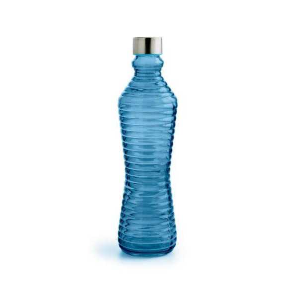 Botella 1L con Tapón Line Azul Rustik QD 7522015 [LOTE DE 10 Unidades] ENERIZ