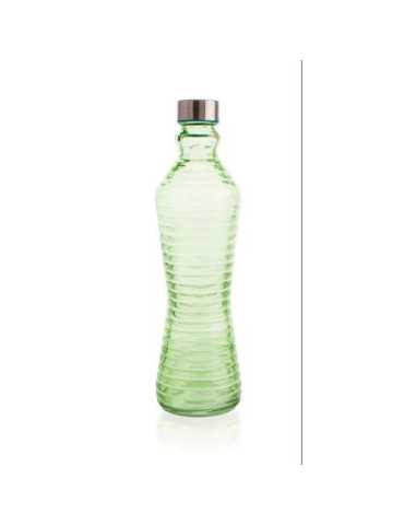 Botella 1L con Tapón Line Verde QD 7522048 [LOTE DE 10 Unidades] ENERIZ