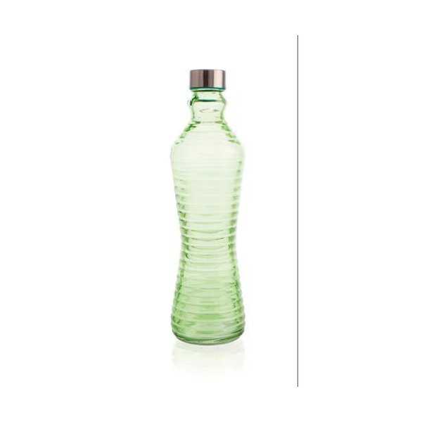 Botella 1L con Tapón Line Verde QD 7522048 [LOTE DE 10 Unidades] ENERIZ