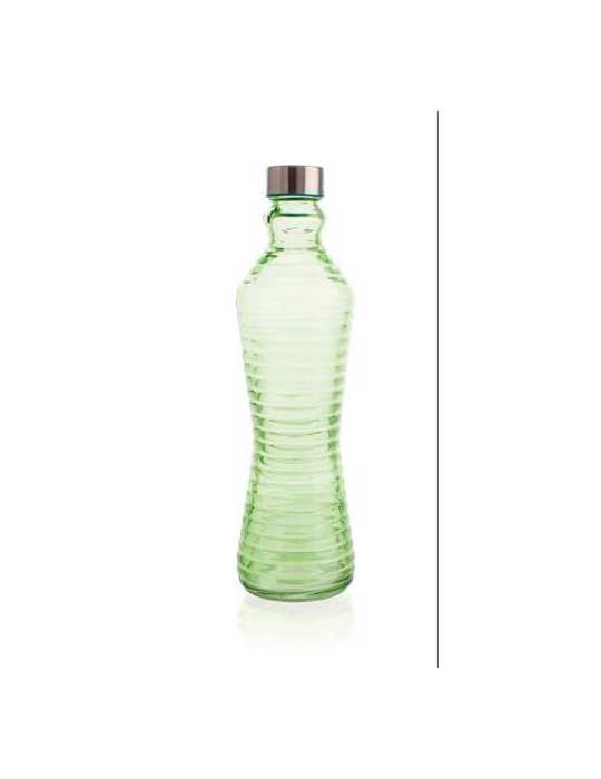 Botella 1L con Tapón Line Verde QD 7522048 [LOTE DE 10 Unidades] ENERIZ