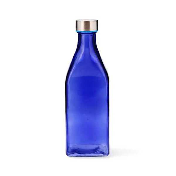Botella Cuad 1L Azul Reflex Habitat QD 7522097 [LOTE DE 10 Unidades] ENERIZ