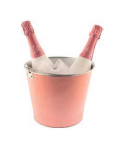 Cubitera Metalizada con Asa Rosa 5L Koala [LOTE DE 4 Unidades] ENERIZ