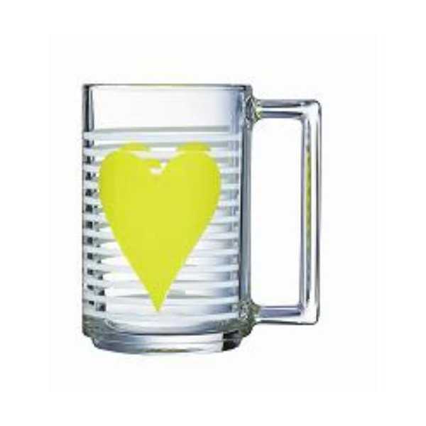 Mug 32CL Mon Coeur Amarillo T Lum 9305032 [LOTE DE 10 Unidades] ENERIZ