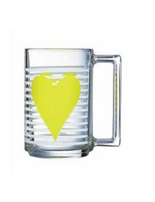Mug 32CL Mon Coeur Amarillo T Lum 9305032 [LOTE DE 10 Unidades] ENERIZ