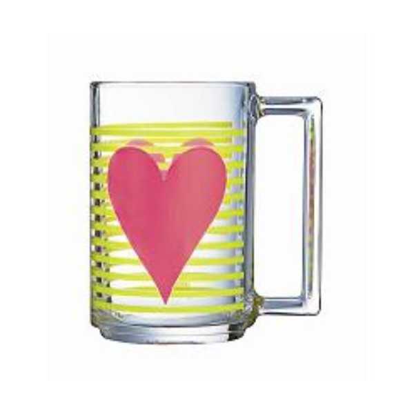 Mug 32CL Mon Coeur Rosa T Lum 9305029 [LOTE DE 10 Unidades] ENERIZ