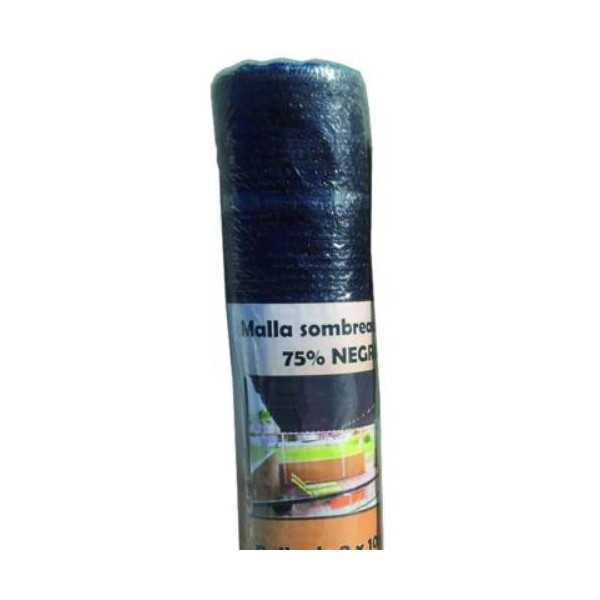 Rollo 2X10M Malla Sombreadora Negra 75% SB210 [LOTE DE 2 Unidades] ENREJADOS