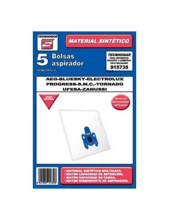 Caja 5 Bolsas Aspirador Aeg-Electrolux [LOTE DE 4 Unidades] ERSA