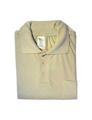 Polo Granito Tecman con Bolsillo Beige M [LOTE DE 4 Unidades] ESDEPUNT