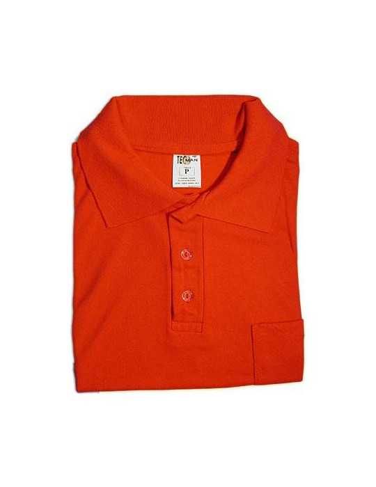 Polo Granito Tecman con Bolsillo Rojo XXL [LOTE DE 4 Unidades] ESDEPUNT
