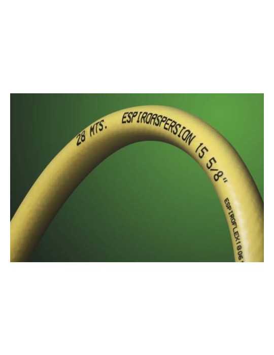 Manguera Espiroaspersion Amarillo 30 mm Rollo 50 m [LOTE DE 12 Unidades] ESPIROFLEX