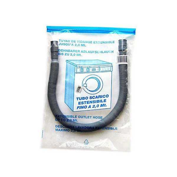 Tubo Descarga Lavadora Extensible 60-200 [LOTE DE 6 Unidades] ESPIROFLEX