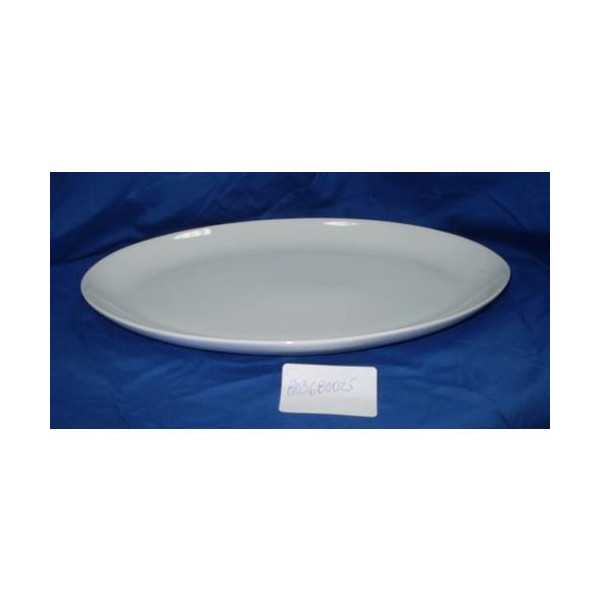 Fuente Oval Porcelana Blanca Redonda [LOTE DE 2 Unidades] DANKOTUWA