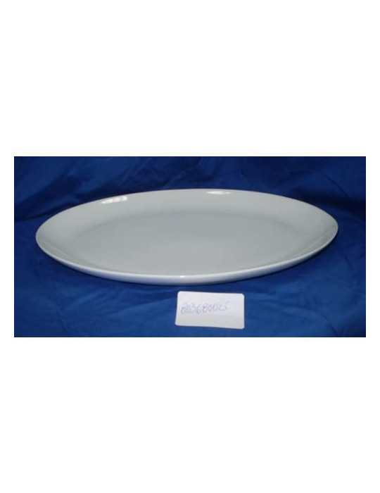 Fuente Oval Porcelana Blanca Redonda [LOTE DE 2 Unidades] DANKOTUWA
