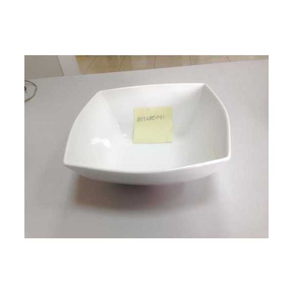 Ensaladera Grande Blanca Lotto Cuadrada 4809 [LOTE DE 2 Unidades] DANKOTUWA