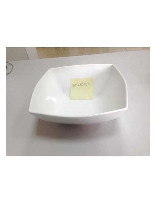 Ensaladera Grande Blanca Lotto Cuadrada 4809 [LOTE DE 2 Unidades] DANKOTUWA