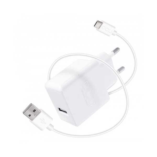 Cargador USB 5V 2.4A + Cable Tipo C 1M 37250000 [LOTE DE 2 Unidades] DCU