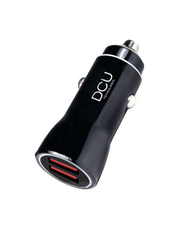 Cargador Coche 2XUSB 3.1A Negro 36100300 [LOTE DE 4 Unidades] DCU