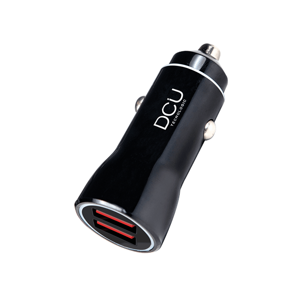 Cargador Coche 2XUSB 3.1A Negro 36100300 [LOTE DE 4 Unidades] DCU