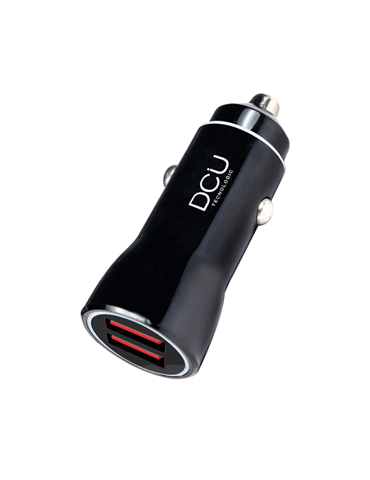 Cargador Coche 2XUSB 3.1A Negro 36100300 [LOTE DE 4 Unidades] DCU