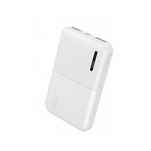 Batería Exterior con Triple Puerto USB 5000MAH Blanco [LOTE DE 2 Unidades] DCU
